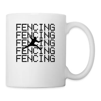 fencing - Coffee/Tea Mug - white - Right