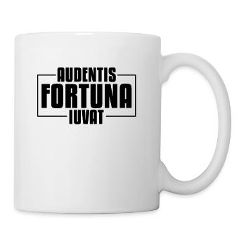 Audentis Fortuna Iuvat Latin Language Saying Latin - Coffee/Tea Mug - white - Right