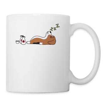 Beagle Sake Drunk - Coffee/Tea Mug - white - Right