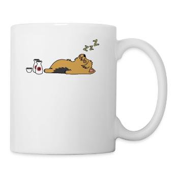 Yorkshire Terrier Sake Drunk - Coffee/Tea Mug - white - Right