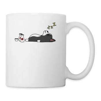 Boston Terrier Sake Drunk - Coffee/Tea Mug - white - Right