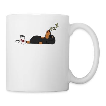 Dachshund Sake Drunk - Coffee/Tea Mug - white - Right