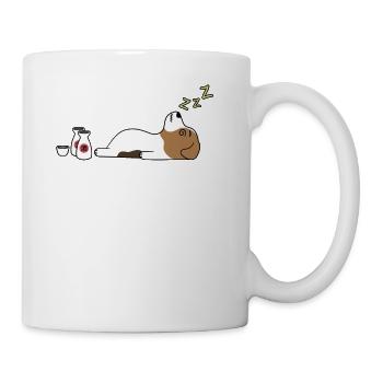 Jack Russell Terrier Sake Drunk - Coffee/Tea Mug - white - Right