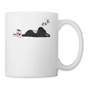 French Bulldog Sake Drunk - Coffee/Tea Mug - white - Right