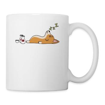 Corgi Sake Drunk - Coffee/Tea Mug - white - Right