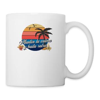 Baila Salsa Cubana For Salsa Dancers - Coffee/Tea Mug - white - Right