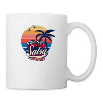 Salsa sensei Salsa Music and Salsa Dancing - Coffee/Tea Mug - white - Right