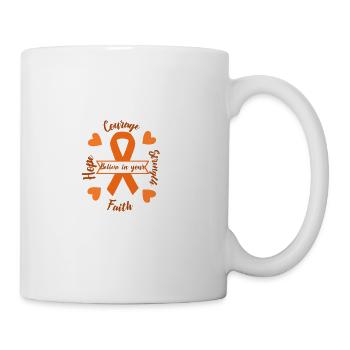 Leukemia Awareness - Coffee/Tea Mug - white - Right