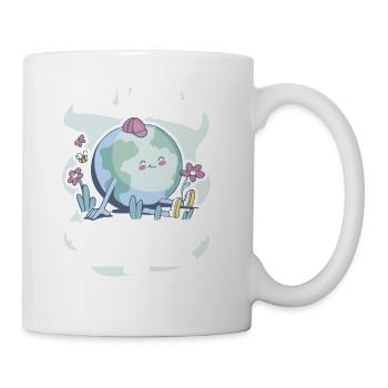 Planet Earth Gift Children - Coffee/Tea Mug - white - Right
