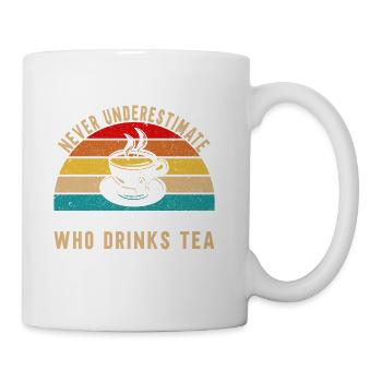 Tea Drinker Tea Lover Party Tea - Coffee/Tea Mug - white - Right