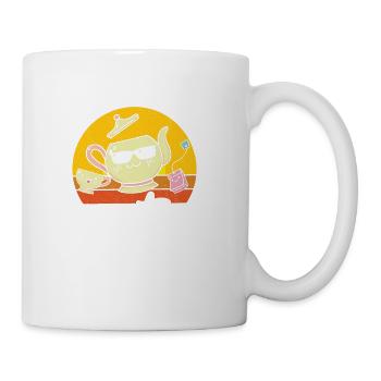 Tea Drinker Tea Lover Party Tea - Coffee/Tea Mug - white - Right