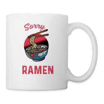 Thinking about Ramen Foodie Gift - Coffee/Tea Mug - white - Right