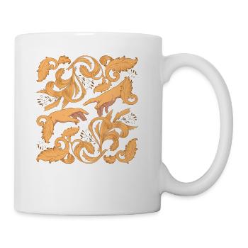 Baroque Aesthetic Creation of Adam Dark Academia - Coffee/Tea Mug - white - Right