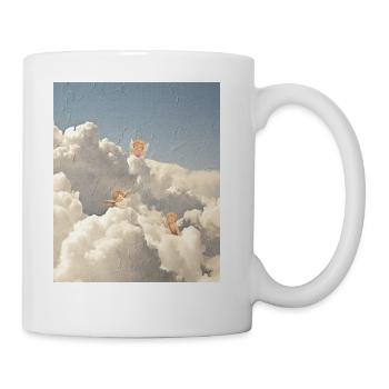 Vintage Cloud Aesthetic Dreamcore Angelcore Angel - Coffee/Tea Mug - white - Right