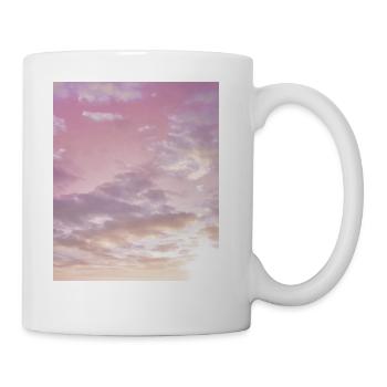 Vintage Pink Cloud Aesthetic Dreamcore Angelcore - Coffee/Tea Mug - white - Right