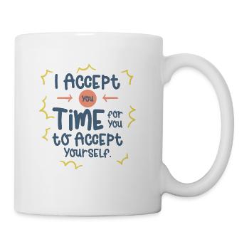 Inspirational Motivator Self-care Positivity Quote - Coffee/Tea Mug - white - Right