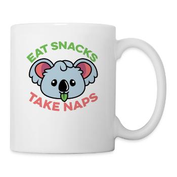 Take Naps Foodie Gift - Coffee/Tea Mug - white - Right