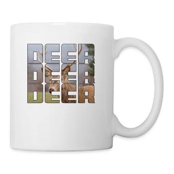cerf - Tasse - blanc - Droite