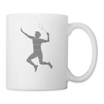 badminton - Coffee/Tea Mug - white - Right
