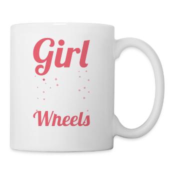Paraplegic Handicap Paraplegia This Girl Runs On W - Coffee/Tea Mug - white - Right