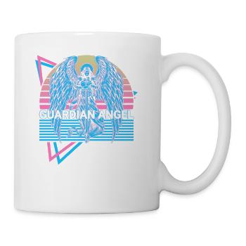 Guardian Angel Ancient Judaism Retro - Coffee/Tea Mug - white - Right
