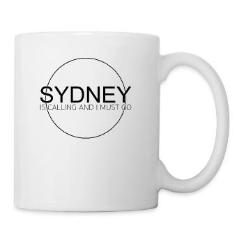 sydney saying - Coffee/Tea Mug - white - Right
