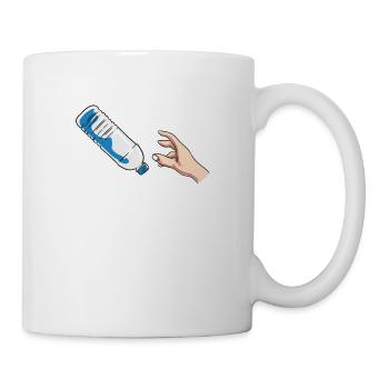 Bottle Flipping World Champion - Coffee/Tea Mug - white - Right