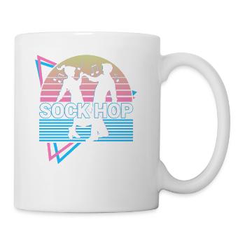 Sock Hop Retro - Coffee/Tea Mug - white - Right