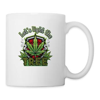 Chistmas Season Let's Light The Tree - Coffee/Tea Mug - white - Right