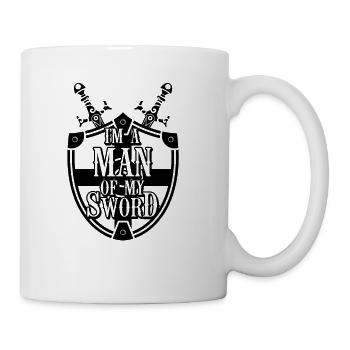 Renaissance Festival Ren Fair Faire Medieval Man - Coffee/Tea Mug - white - Right