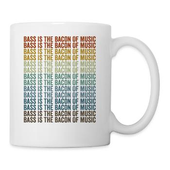 Bass Is The Bacon Of Music Bass Player Guitarist - Coffee/Tea Mug - white - Right