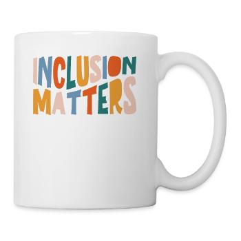 Inclusion Matters For Neurodiversity Awareness - Coffee/Tea Mug - white - Right