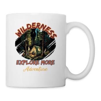 Wildness Explore More Adventure Camping - Coffee/Tea Mug - white - Right