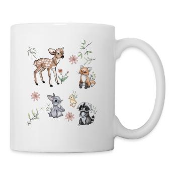 Woodland Animals Fairycore Woodland Creature Gift - Coffee/Tea Mug - white - Right