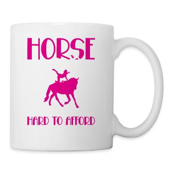 Funny Equestrian Horse Vaulting - Coffee/Tea Mug - white - Right