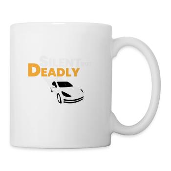 Véhicule électrique silencieux mais mortel - Tasse - blanc - Droite