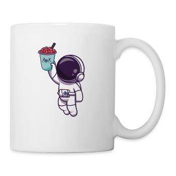 Bubble Tea Junkie, Bubble Tea Lover - Coffee/Tea Mug - white - Right