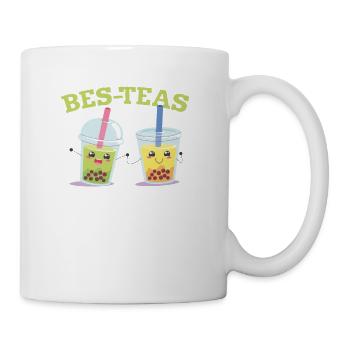 Bubble Tea Junkie, Bubble Tea Lover - Coffee/Tea Mug - white - Right
