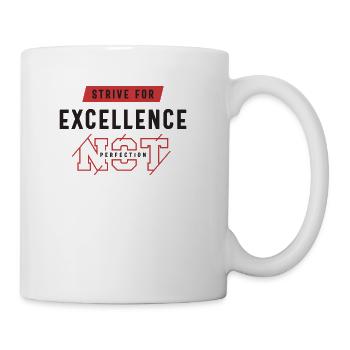 Strive for Excellence - Motivational Quote - Coffee/Tea Mug - white - Right