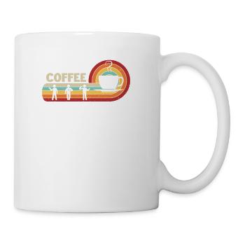 Retro Barista Queen Latte Art Coffee Lover Coffee - Coffee/Tea Mug - white - Right