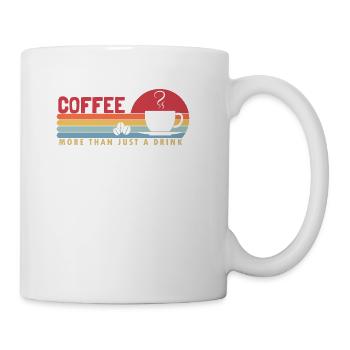 Coffee more than a Drink Barista Queen Latte Art - Coffee/Tea Mug - white - Right