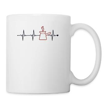 Barista Heartbeat Barista Queen Latte Art Coffee - Coffee/Tea Mug - white - Right