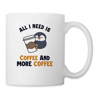 Coffee and more Coffee Queen Latte Art Barista - Coffee/Tea Mug - white - Right