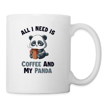 Coffee and my Panda Barista Queen Latte Art Coffee - Coffee/Tea Mug - white - Right