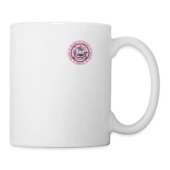 Coffee Unicorn Logo Emblem Barista Queen Latte - Coffee/Tea Mug - white - Right