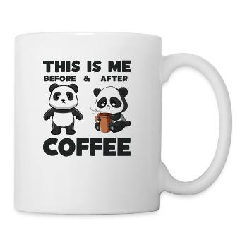 Before And After Coffee Latte Art Barista Queen - Coffee/Tea Mug - white - Right