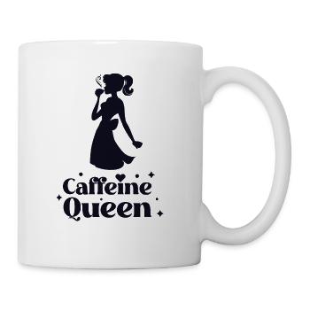 Caffeine Queen Queen Latte Art Barista Coffee - Coffee/Tea Mug - white - Right