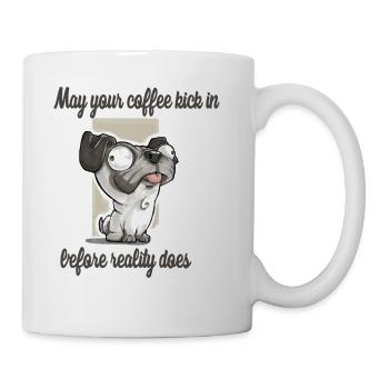 Coffee Dog Love it - Coffee/Tea Mug - white - Right