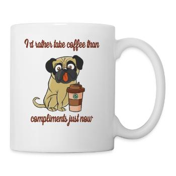 Coffee Dog Love it - Coffee/Tea Mug - white - Right