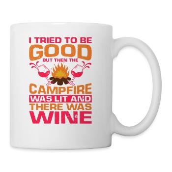 But Then The Campfire Was Lit 2 - Coffee/Tea Mug - white - Right